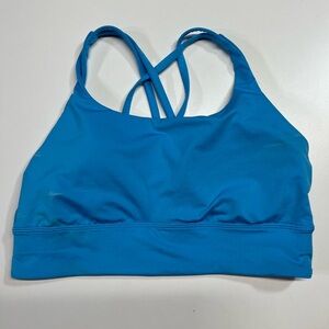 Lululemon Energy Longline Sports Bra Women’s Size 10 Color: Poolside